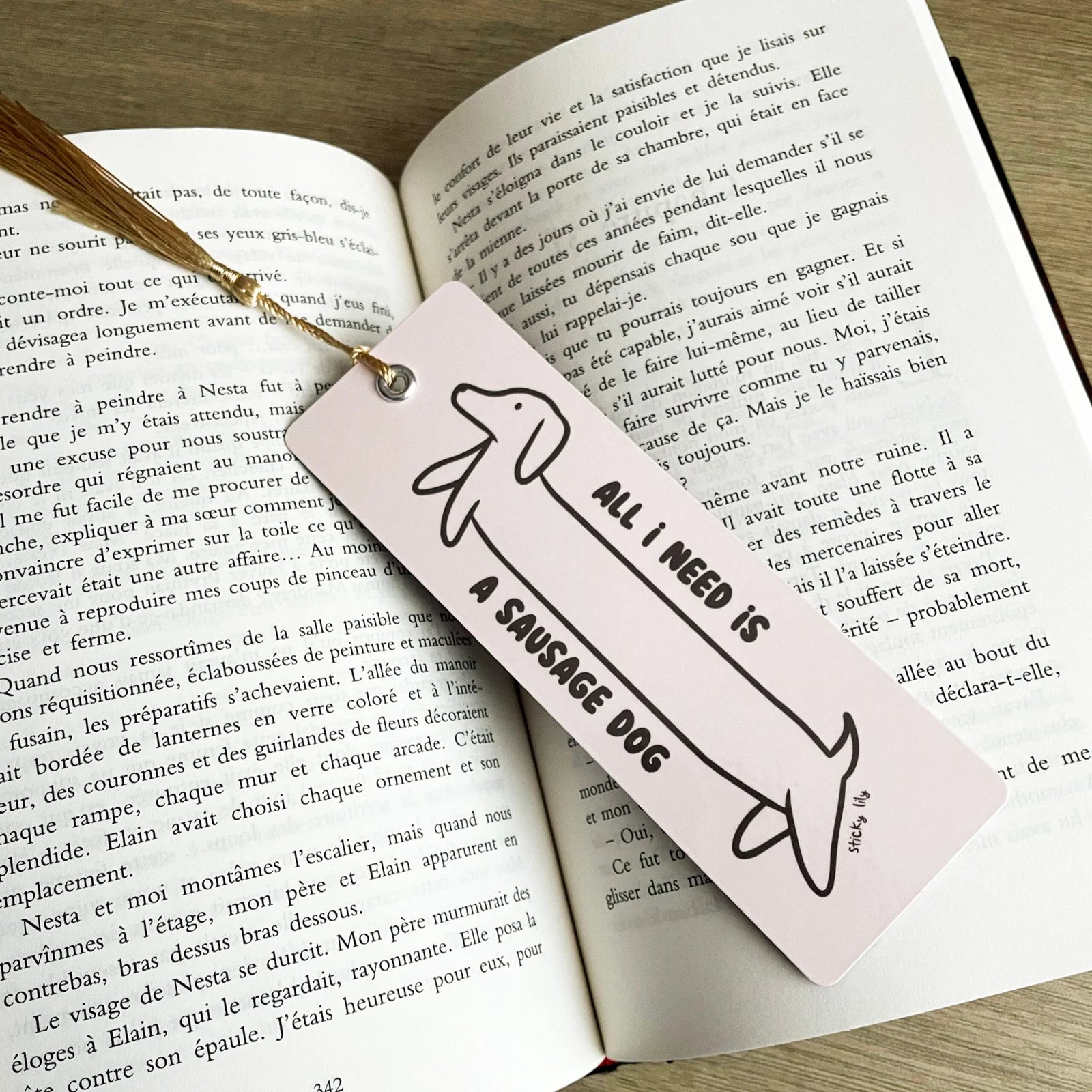 Marque-page - All i need is a sausage dog