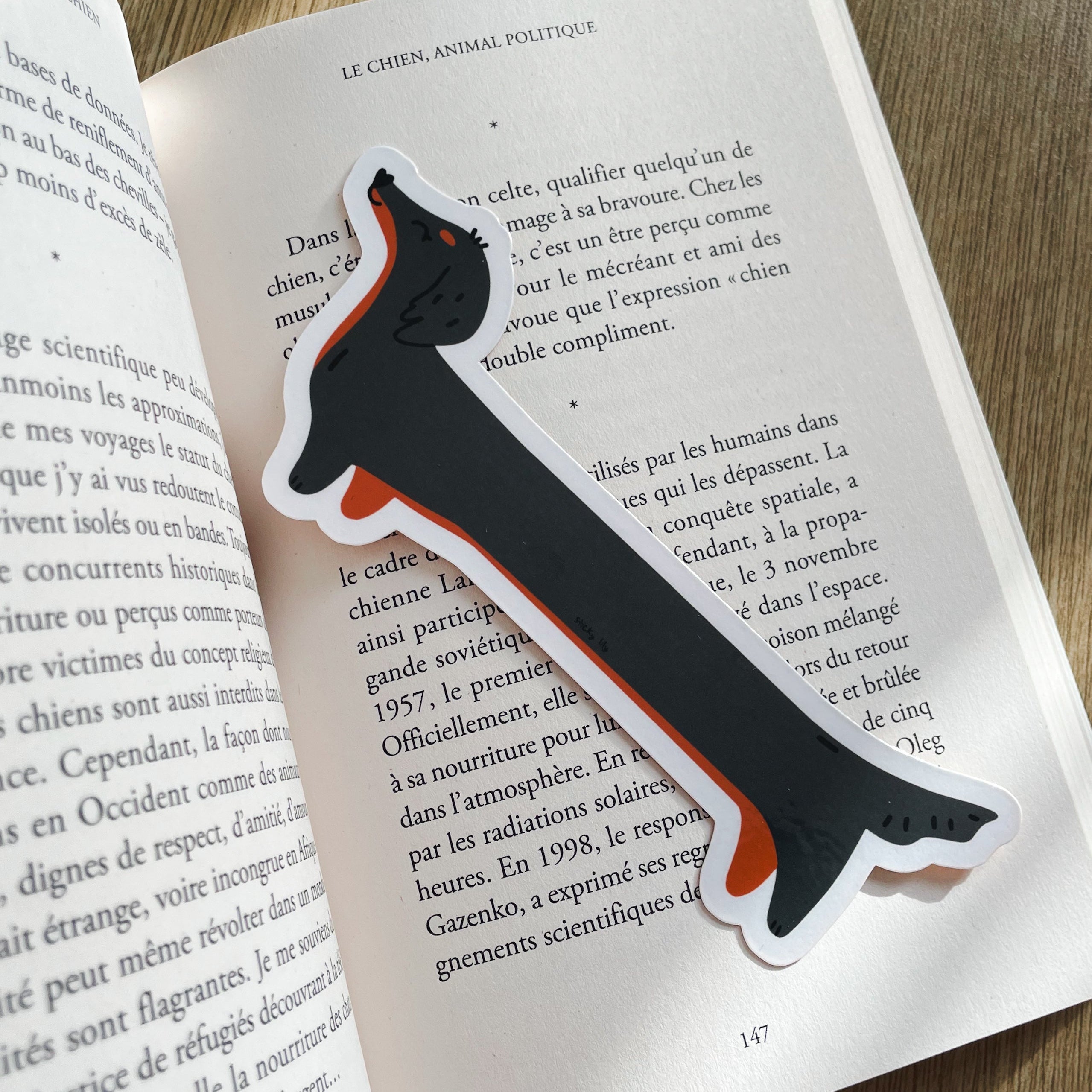 Marque-page - Teckel