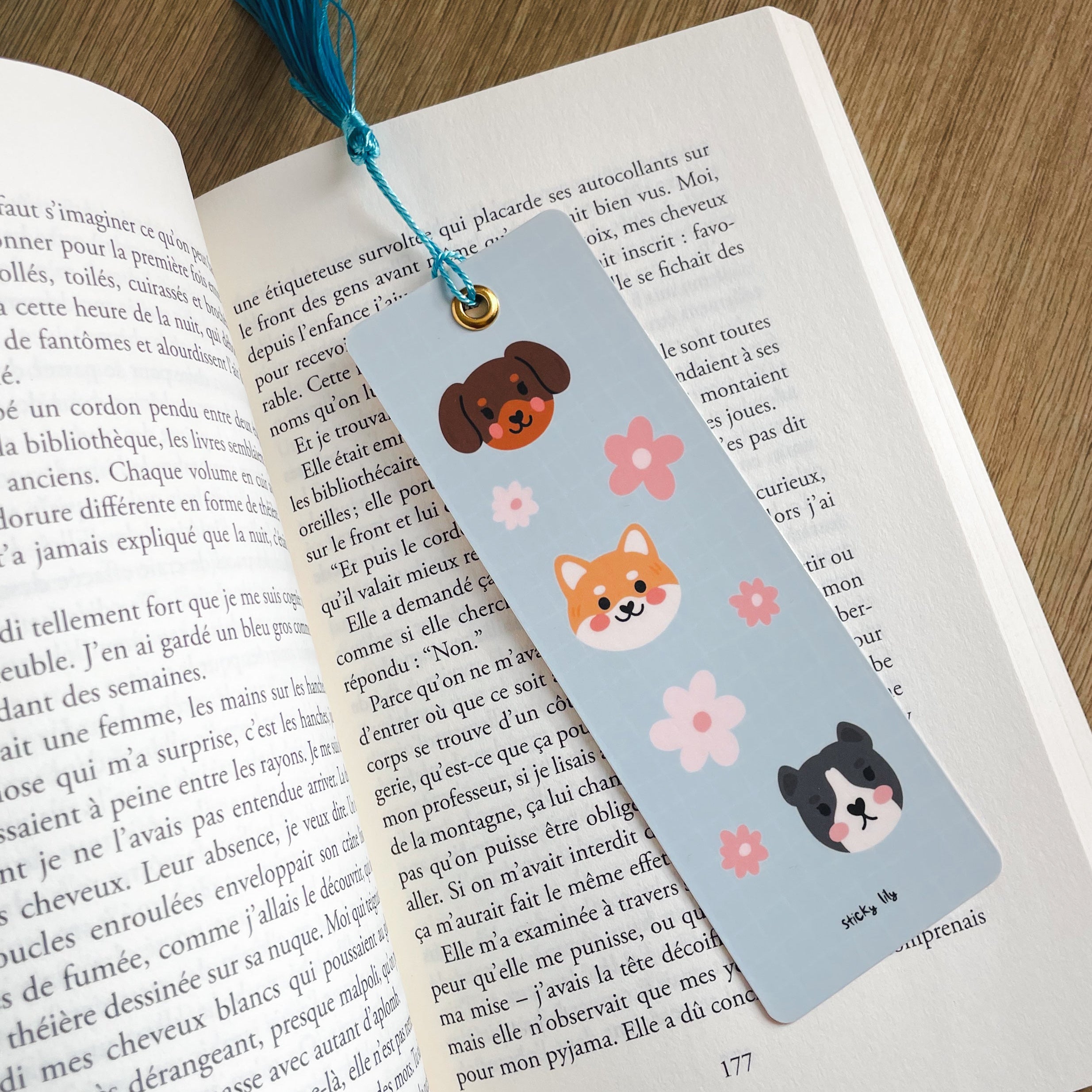 Marque-page - Fleurs