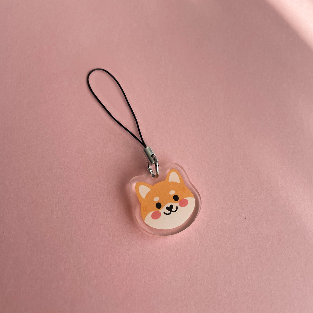 Breloque de téléphone – Cute shiba