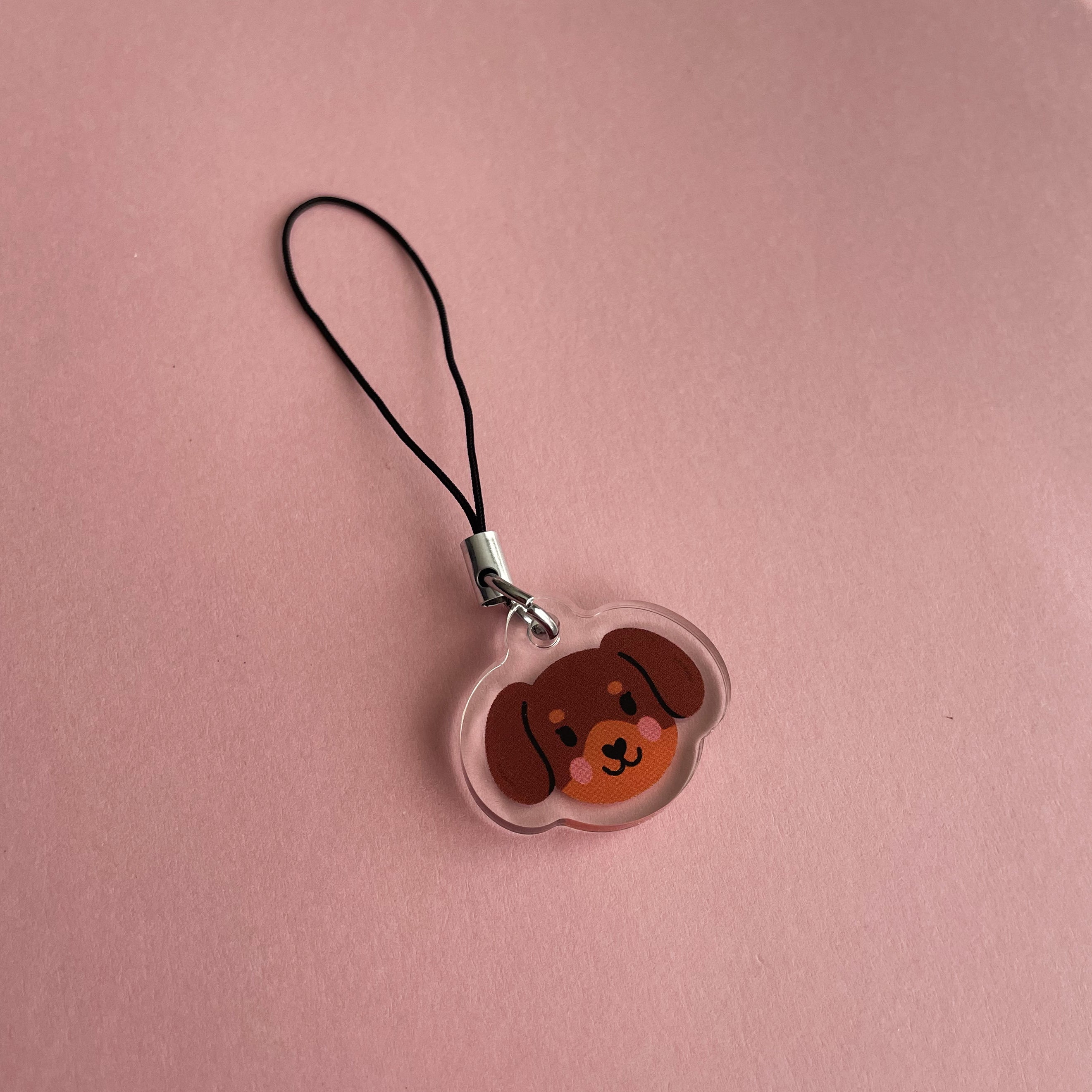 Breloque de téléphone – Cute teckel