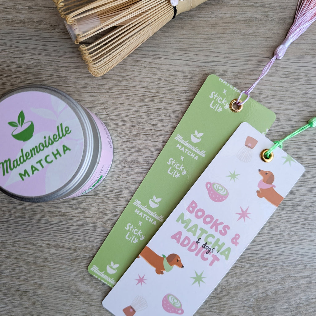 Marque-page Sticky Lily x Mademoiselle Matcha