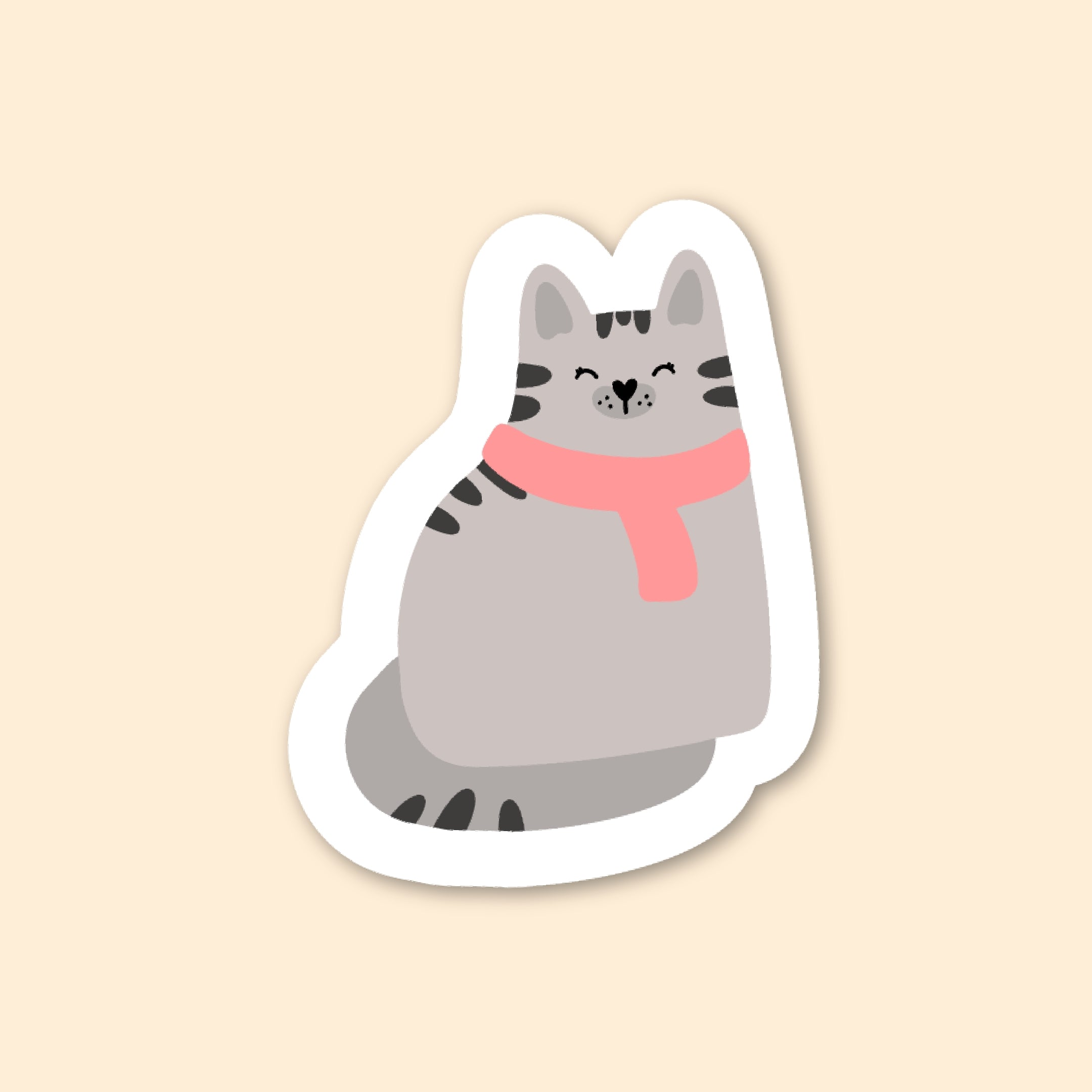 Sticker – Chat emmitouflé