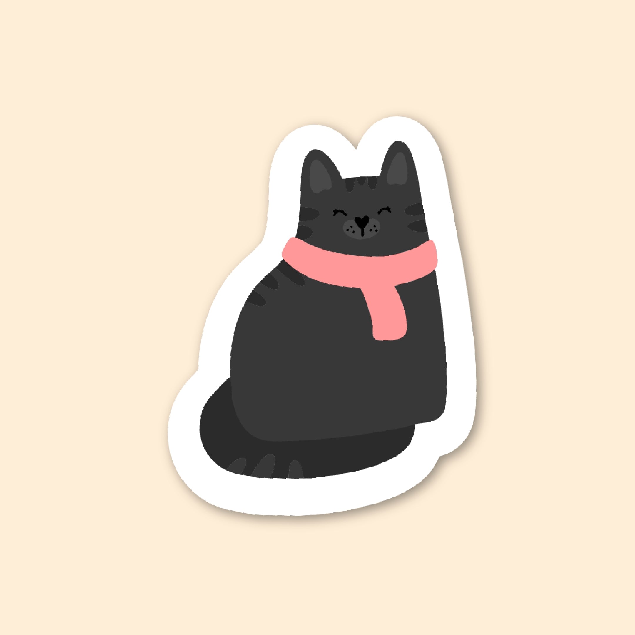 Sticker – Chat emmitouflé
