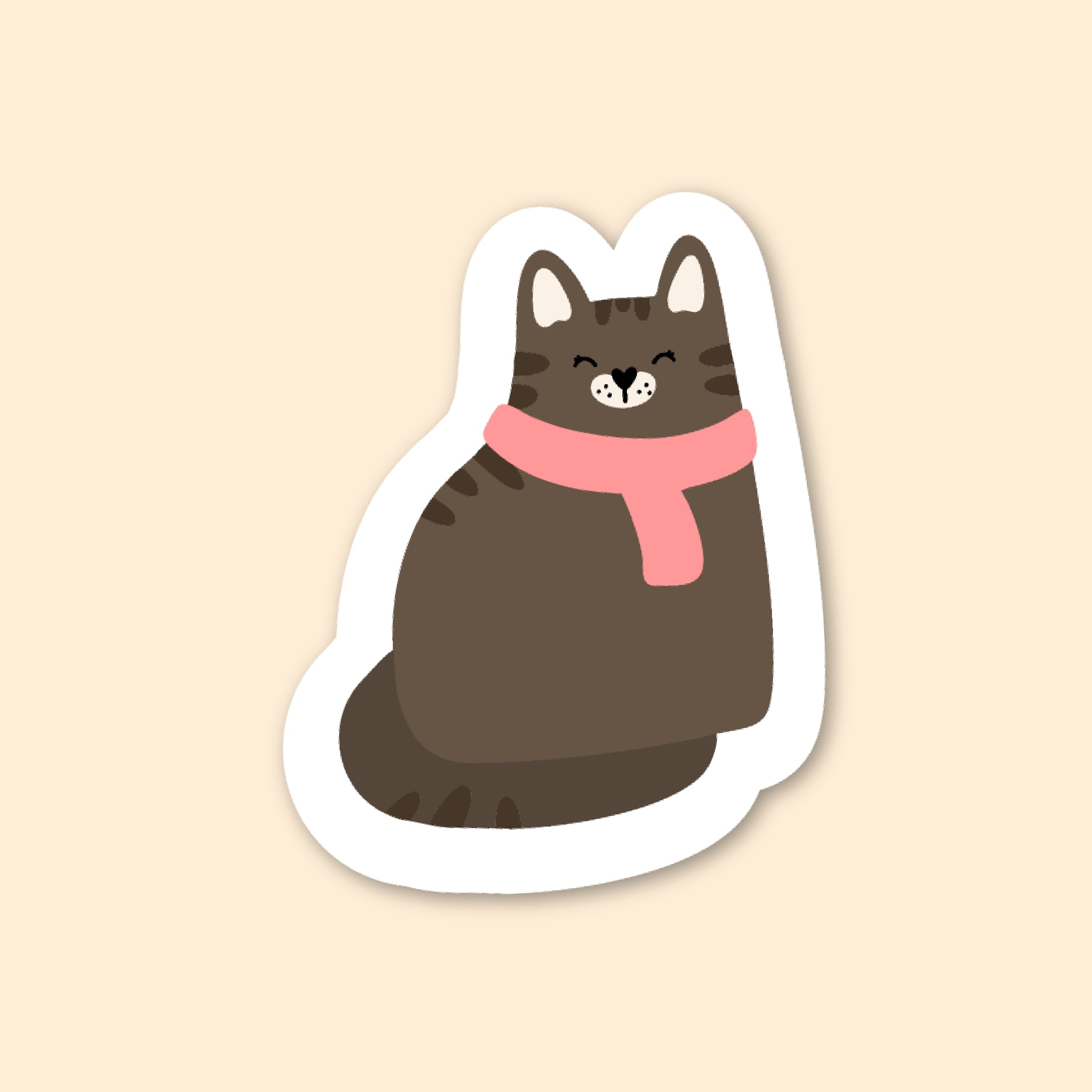 Sticker – Chat emmitouflé
