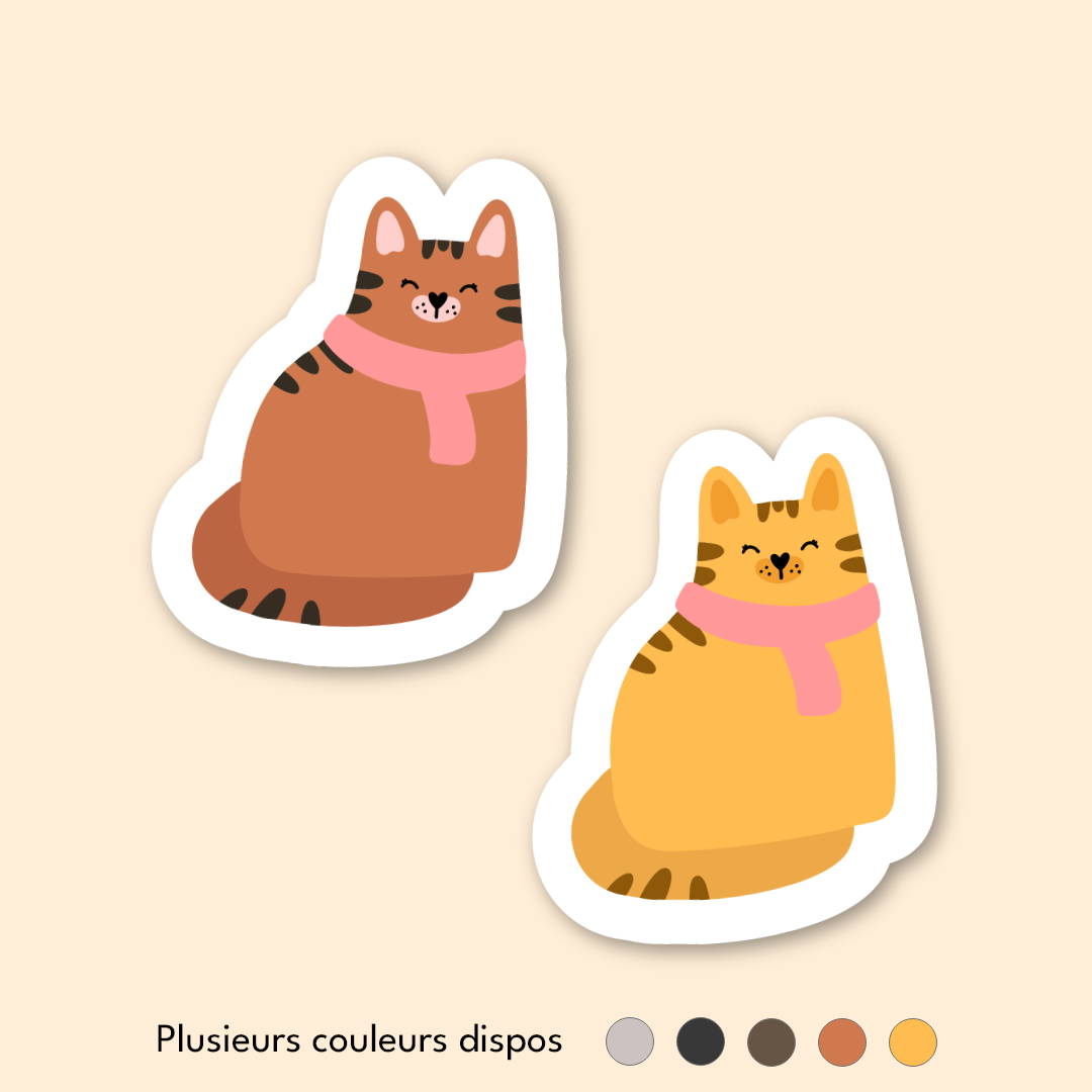 Sticker – Chat emmitouflé