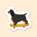 Sticker - Cocker skateur