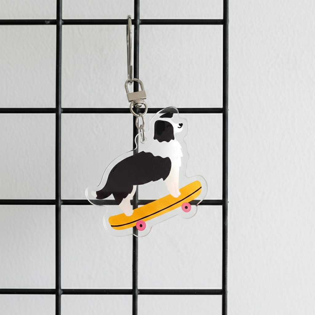 Porte-clés – Border skateur