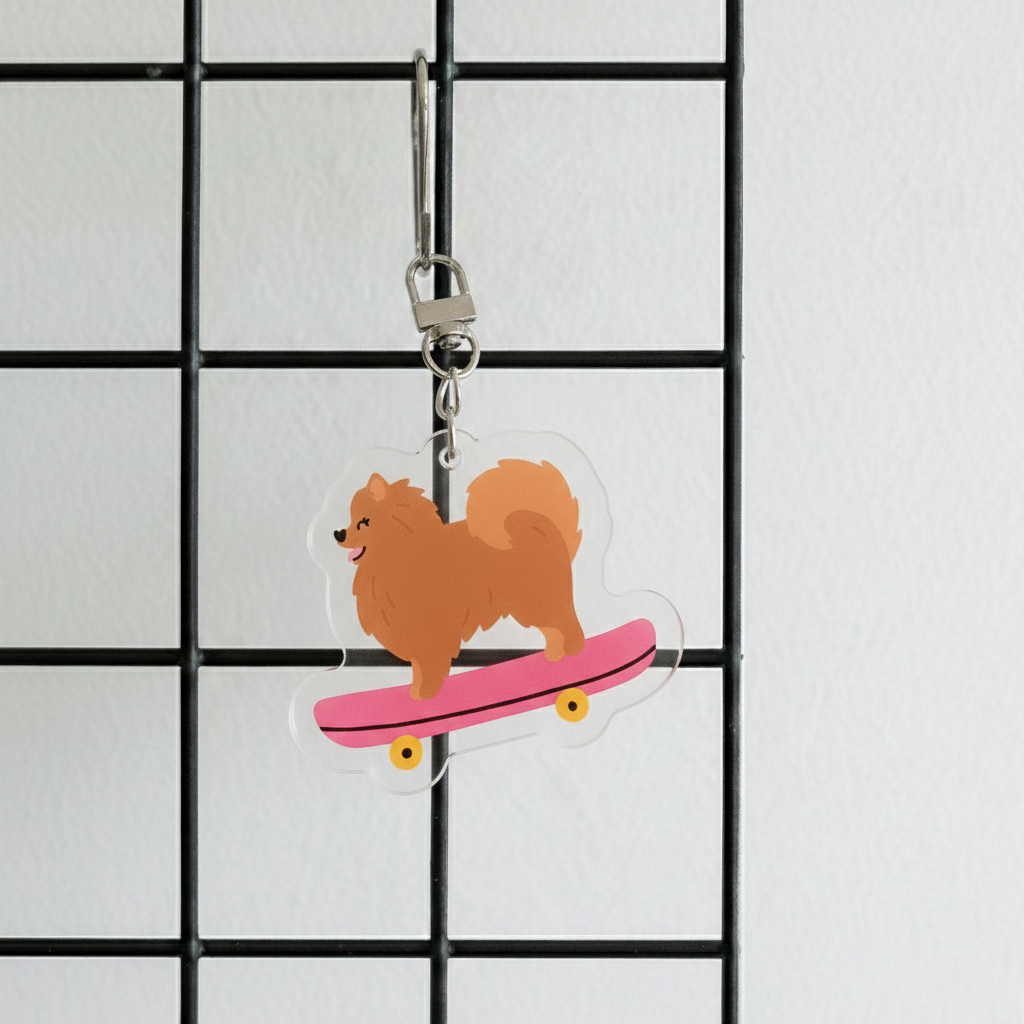 Porte-clés – Spitz skateur