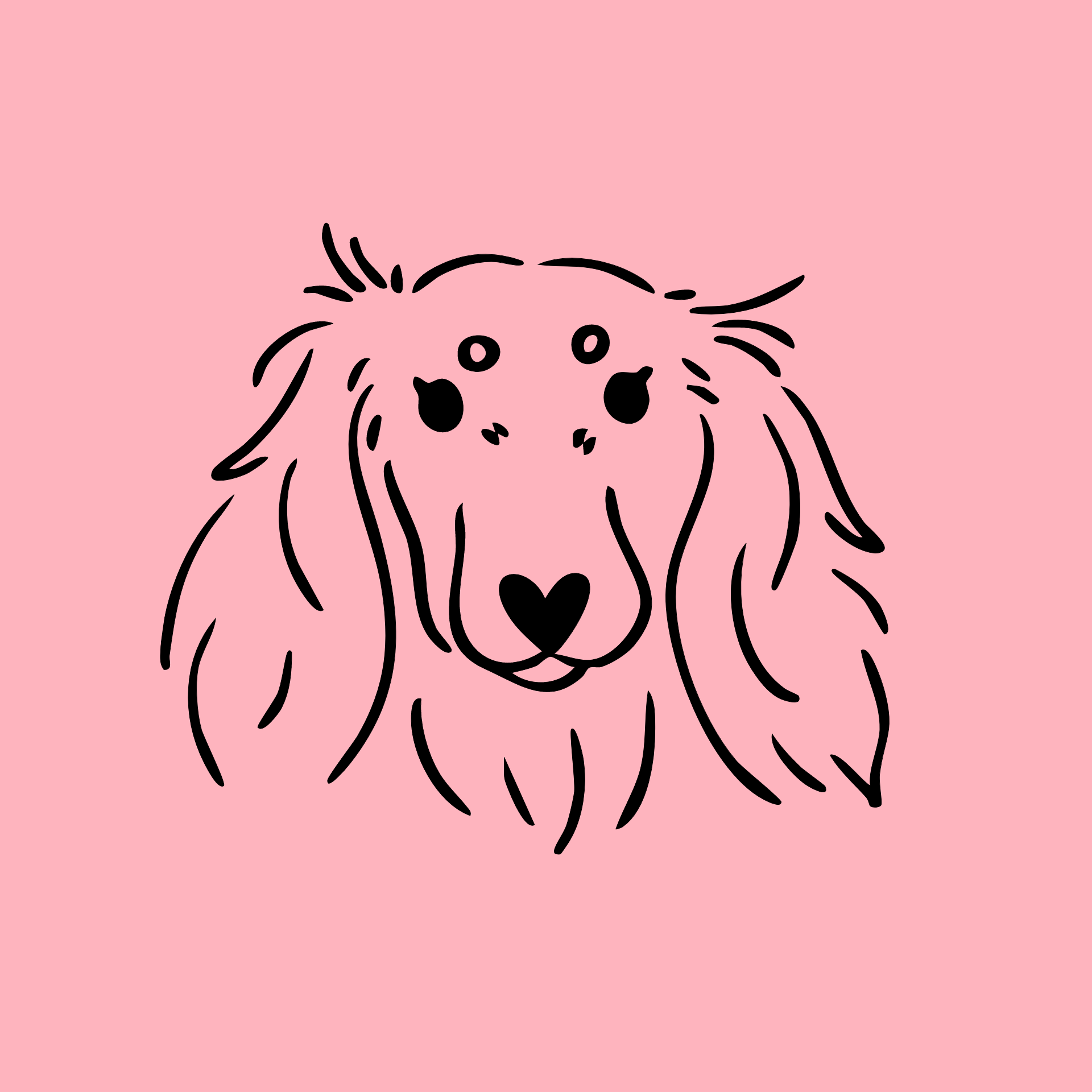 Portrait animal minimaliste