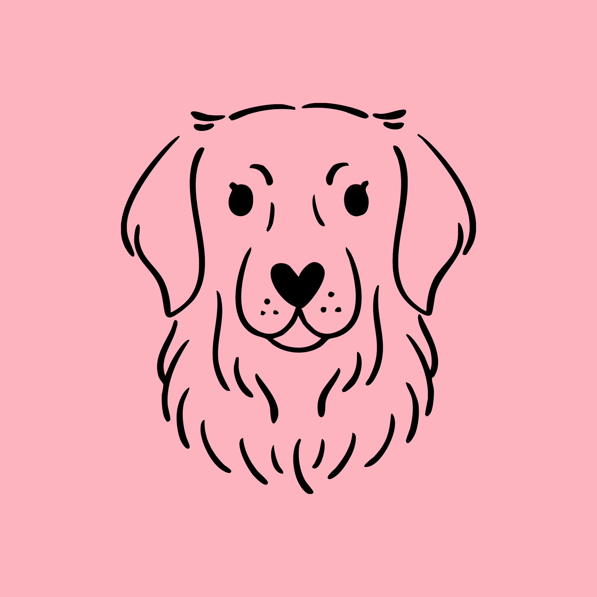 Portrait animal minimaliste