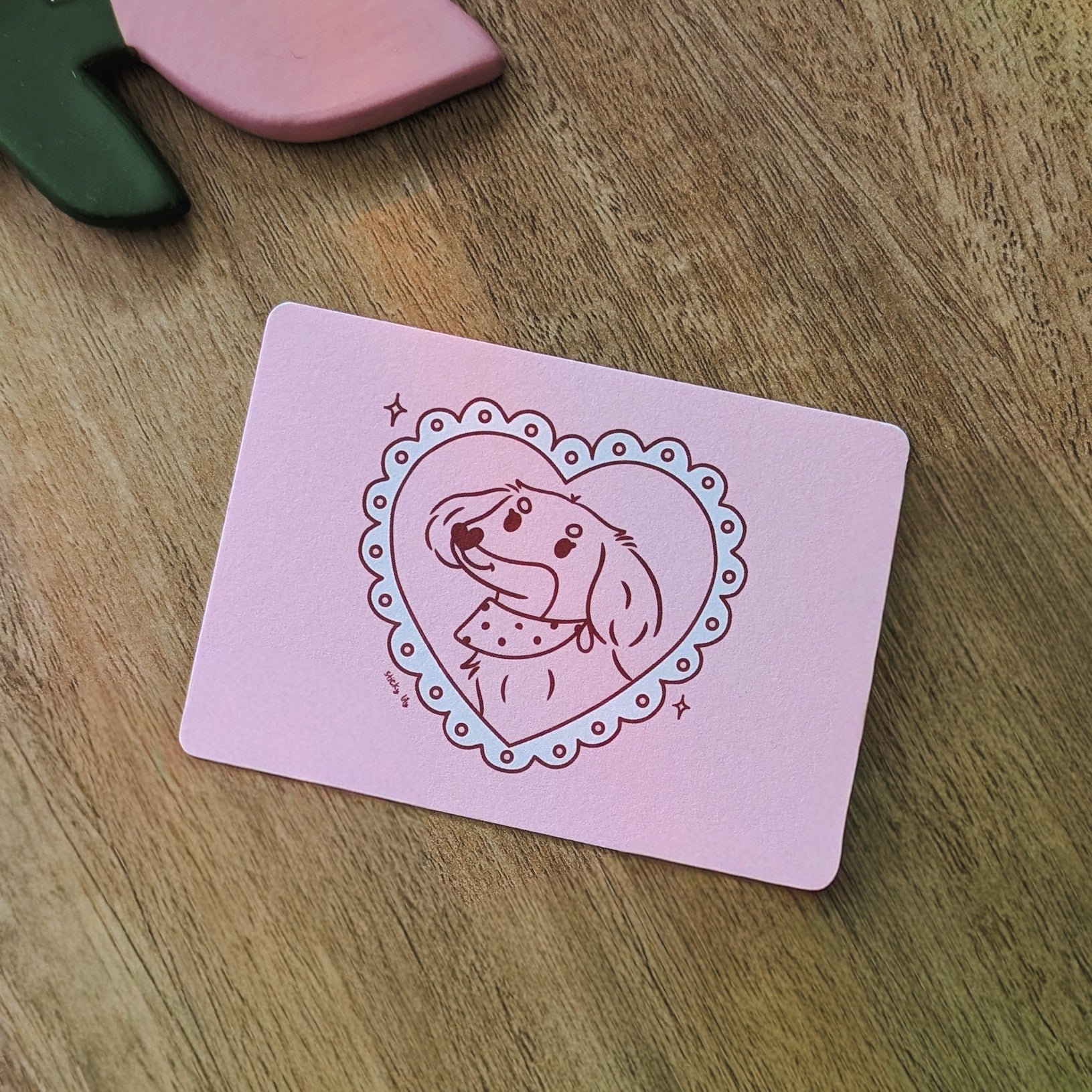 Mini carte - Cute teckel