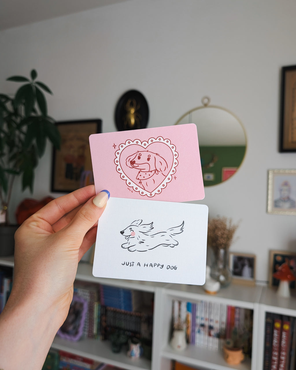 Mini carte - Just a happy dog