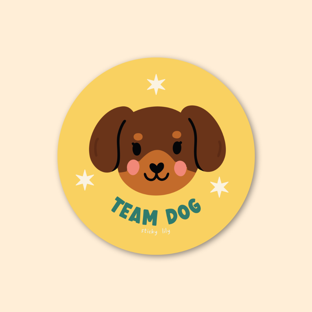 Sticker - Team dog teckel