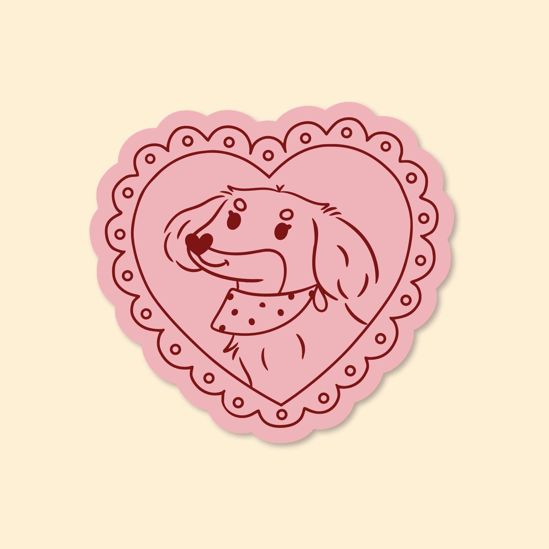 Sticker - Cute teckel